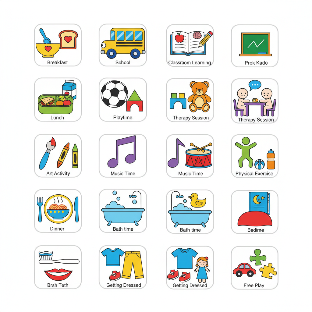 Visual Schedule Templates